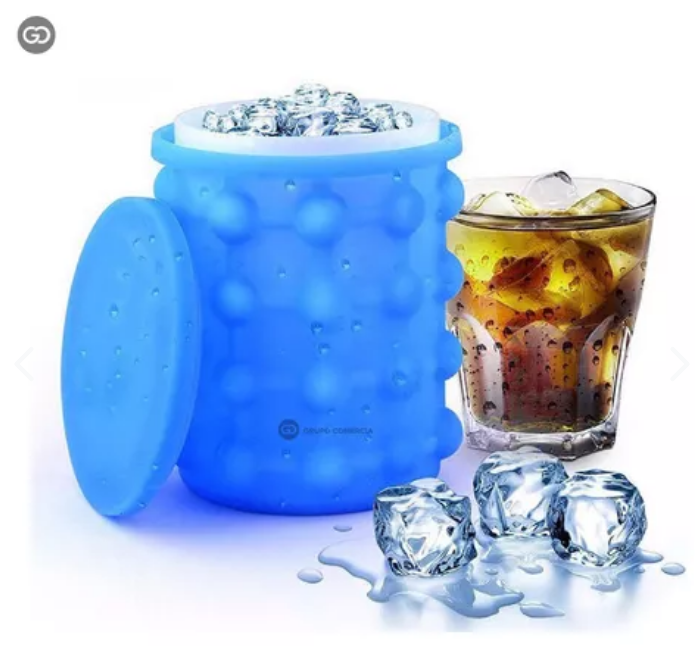 Cubeta para hielo de silicona | Produce hasta 120 hielos!